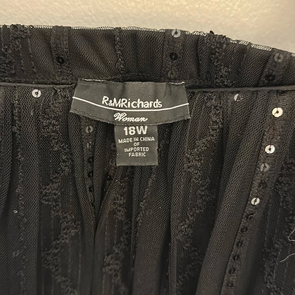 Black Sequin | Y2K | 18W K&M Richard’s - Picture 6 of 6
